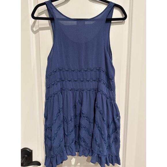MSRP $88 Free People Voile  & Lace Trapeze Slip Dress Size XS-S | SAME DAY SHIP - Picture 3 of 4